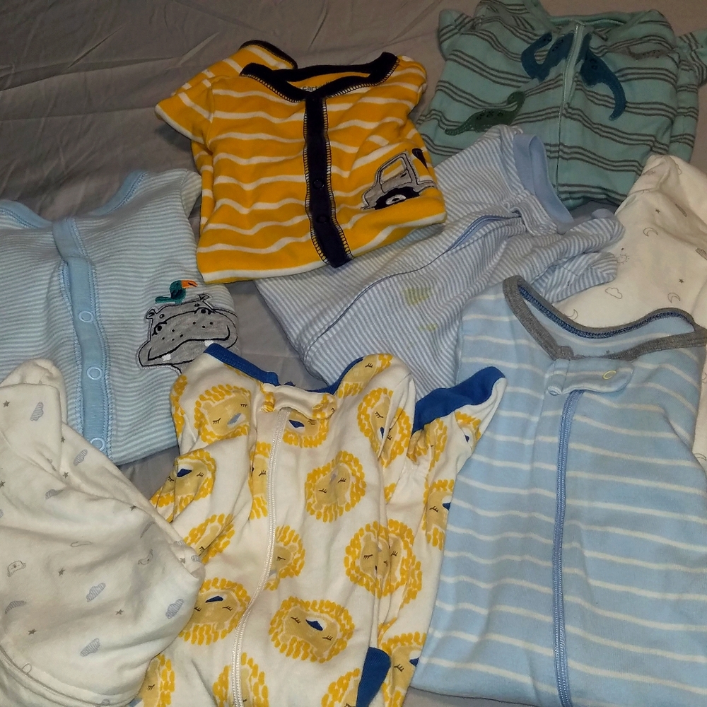 Baby boy sleepers 3 months